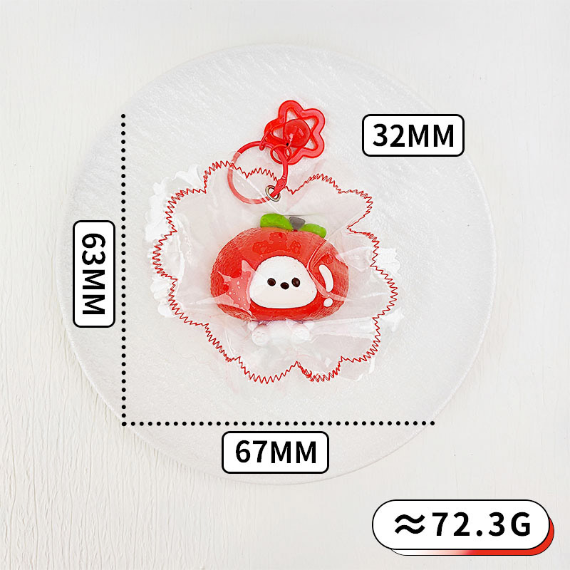 Juguete Squishy de oso con tocado de frutas Juguete Squishy de oso con tocado de frutas